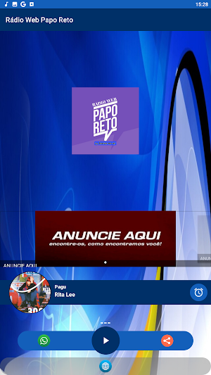 Rádio Web Papo Reto Screenshot 3