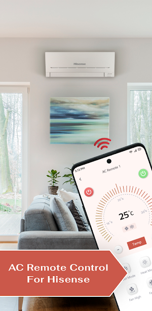 Smart AC Remote for Hisense Screenshot 0