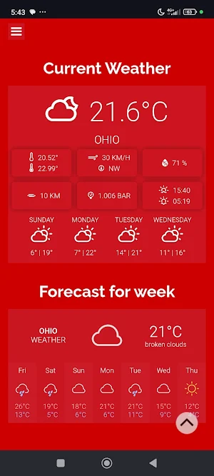 Meteo World Screenshot 1