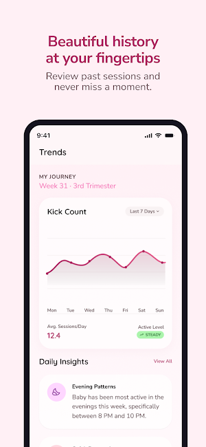 Baby Kicks: Pregnancy Movement Screenshot 2