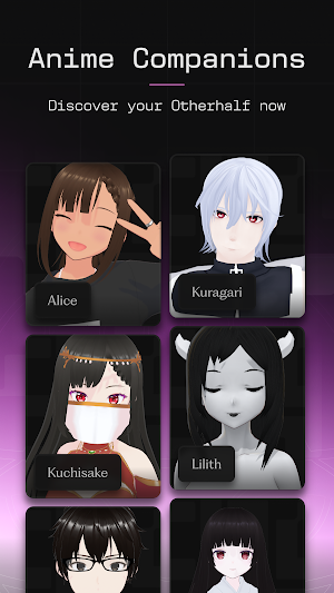 Otherhalf: AI Anime Friend Screenshot 3