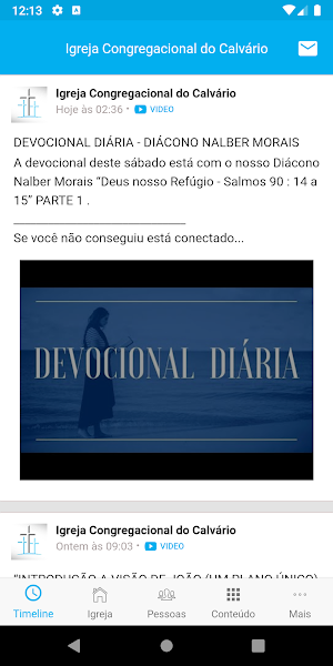 Igreja Congregacional do Calvário Screenshot 1