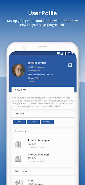 TCS Alumni Screenshot 2