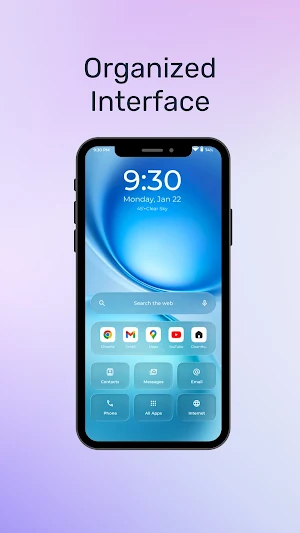 Clean Home Launcher Screenshot 1