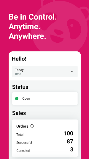 foodpanda - Partner Portal Screenshot 0
