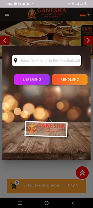 Ganesha Indian  Restaurant Screenshot 1