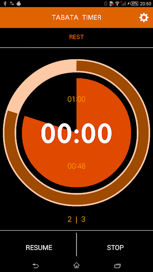 Interval timer with music Screenshot 2