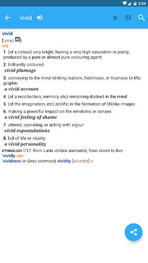Collins English Dictionary and Thesaurus Screenshot 0