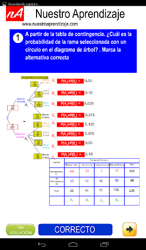 Diagrama de árbol y probabilidades Screenshot 3
