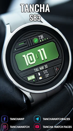 Tancha S83 Vitange Watch Face Screenshot 3