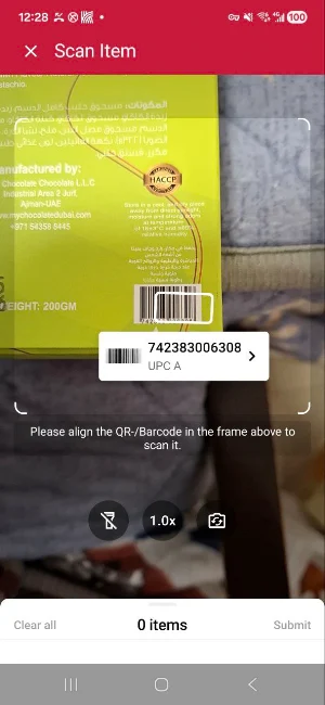 Barcode Scanner & Generator Screenshot 1