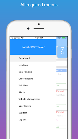 RapidGPS Advanced GPS Tracker Screenshot 2