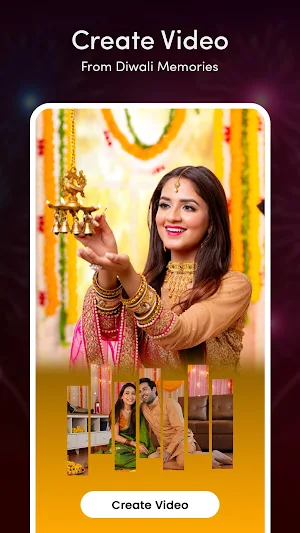 Diwali Video Maker - Editor Screenshot 0