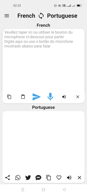French - Portuguese Translator Screenshot 0