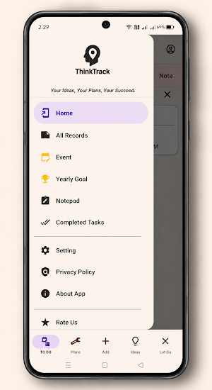 ThinkTrack To-Do & Reminder Screenshot 0