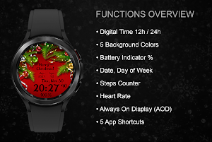 EY04 Merry Christmas WatchFace Screenshot 2