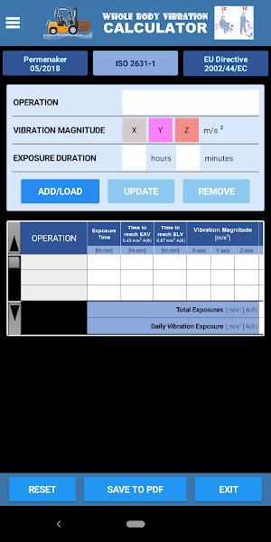 WBV Calculator Screenshot 1