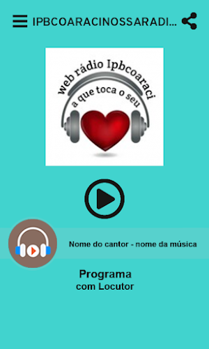 IPBCOARACINOSSARADIO Screenshot 1