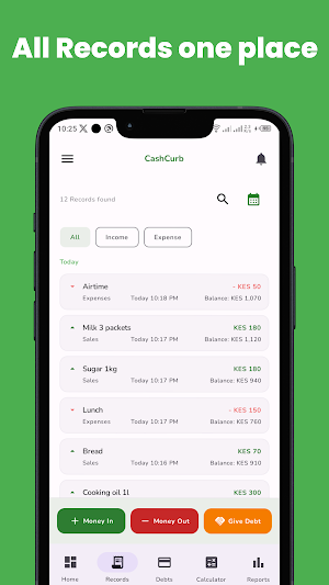 CashCurb: Cash Flow & Expenses Screenshot 2
