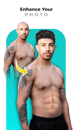 Six Pack Abs -Hair Style Photo Screenshot 2