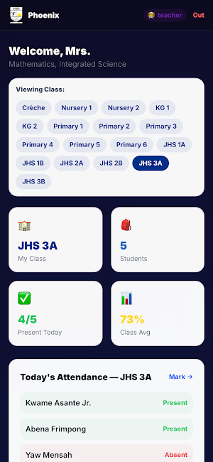Phoenix Intl School Ghana Screenshot 1