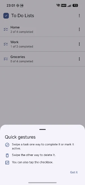 Simple To Do List Screenshot 2