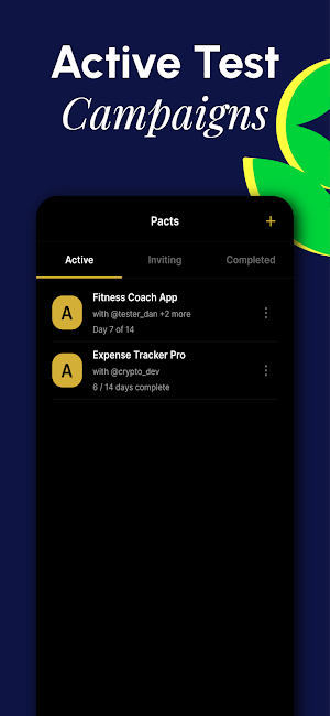 TestPact: Closed Testing Screenshot 2