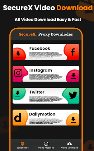 Securex Proxy Video Downloder Screenshot 0