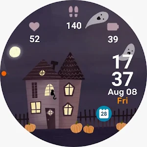 Halloween House watch face Screenshot 3