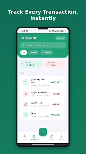 BudgetFund: Expense Tracker Screenshot 1