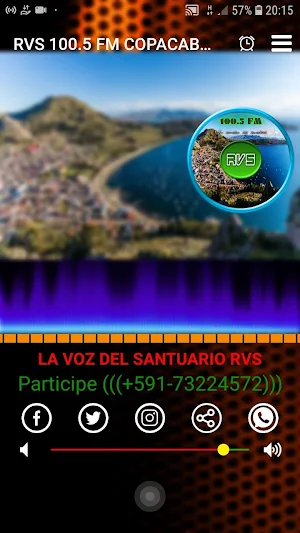 RVS 100.5 FM COPACABANA Screenshot 1