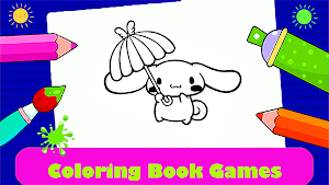 Cinnamoroll : Coloring Book Screenshot 3
