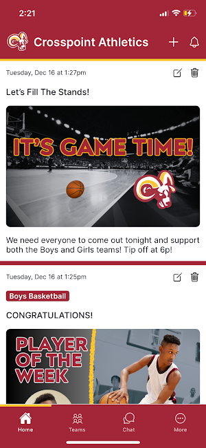 Crosspoint Athletics Screenshot 0