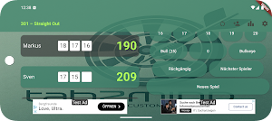 tab2dart – Darts zählen & mehr Screenshot 3