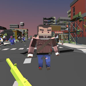 Pixel Wars Mafia: Open World 3D Pixel Craft Gun Screenshot 3