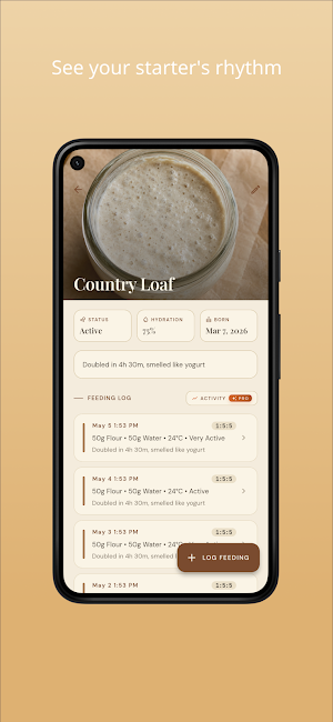 Sourdough Journal - DoughLog Screenshot 1