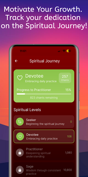Sadhana: Japa & Mantra Counter Screenshot 3