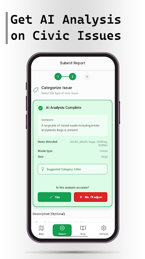 GEODHA - Report Civic Issues Screenshot 3