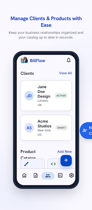 Single Tap Invoice Maker Screenshot 1