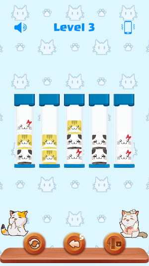 Sort The Cats - Sort Puzzle Screenshot 1