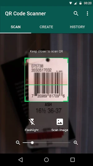 Free QR Code Reader - Barcode Scanner, QR Scanner Screenshot 1
