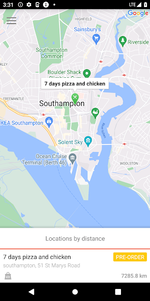 7 days pizza and chicken Screenshot 1