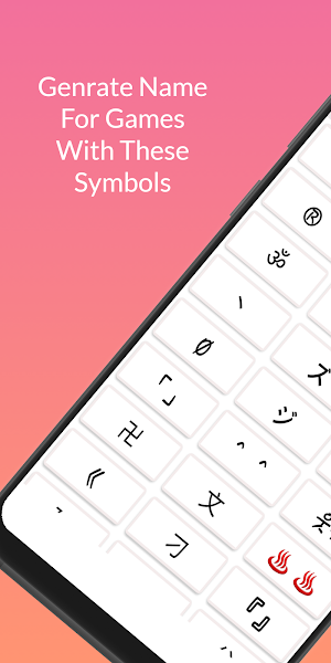 Stylish Text Symbol-Games Nickname Genrator Screenshot 2