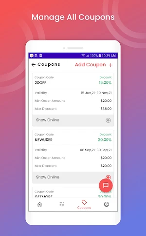 Yumvee Order Management Screenshot 2