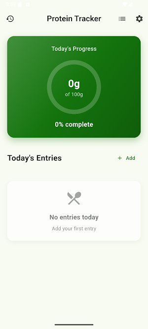Protein Tracker Screenshot 0