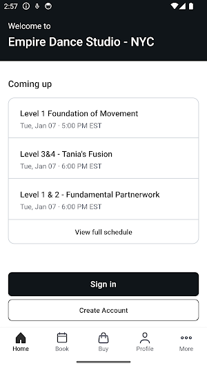 Empire Dance Studio NYC Screenshot 1