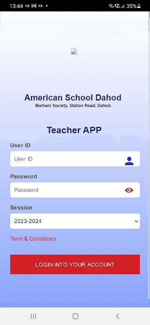 AMERICAN SCHOOL TEACHER APP Screenshot 0