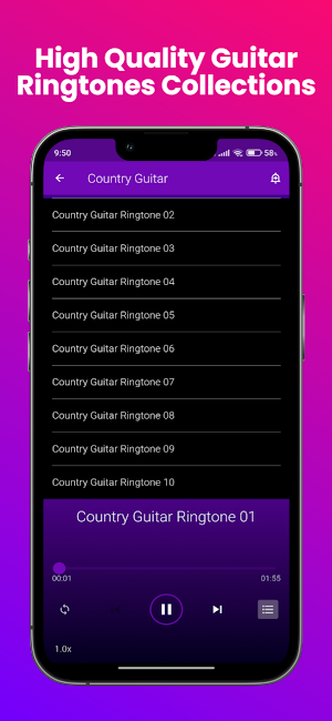 Guitar Ringtones Screenshot 2