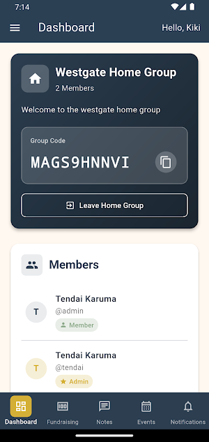 Home Group Fellowship Screenshot 1