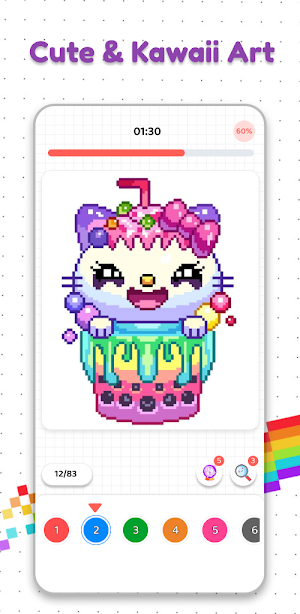 PixArt: Color by Number Pixel Screenshot 1